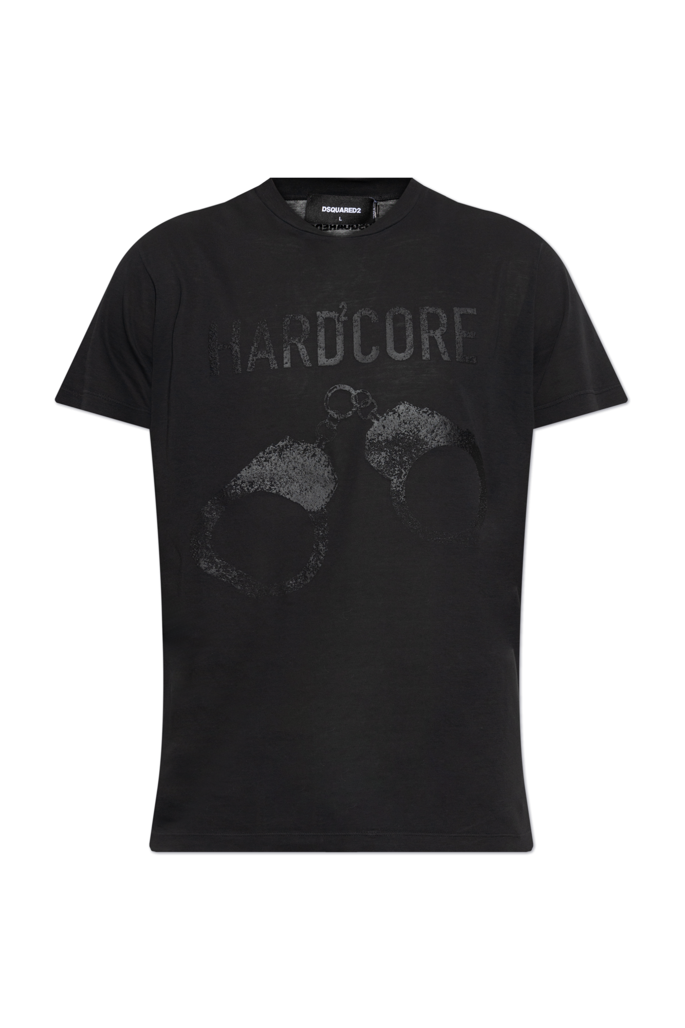 Tシャツ・カットソー DSQUARED2 WASHED GREY T-SHIRT WITH LOGO Grey T-shirt with logo Dsquared2 - Vitkac AS